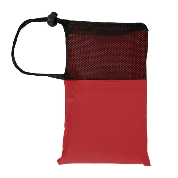 PEVA Poncho With Drawstring Pouch - PEVA Poncho With Drawstring Pouch - Image 3 of 5