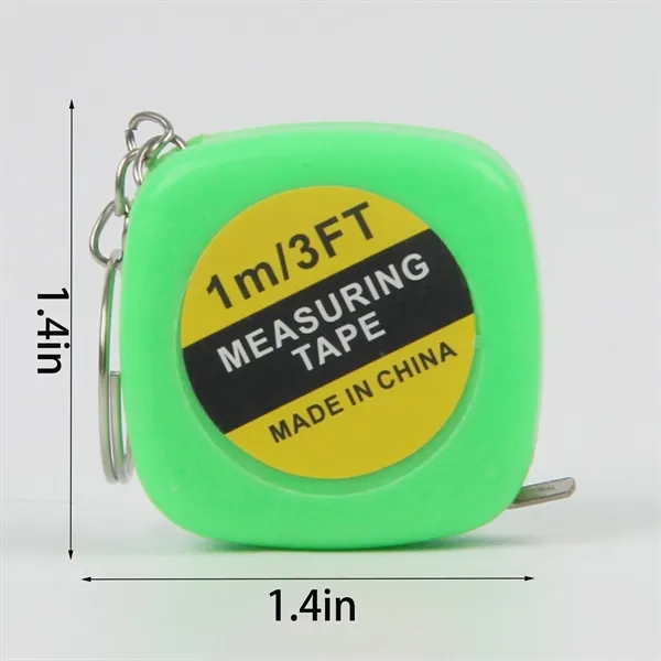 Mini Roller Keychains Measure Tape 3ft Business Giveaways - Mini Roller Keychains Measure Tape 3ft Business Giveaways - Image 1 of 9