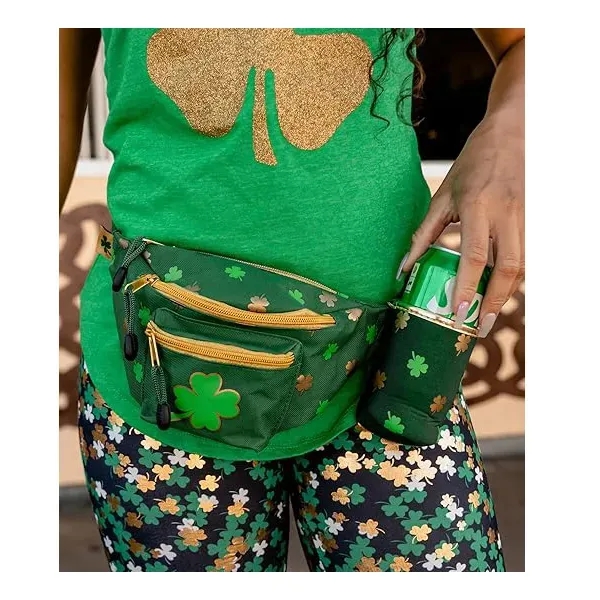 Clover Fanny Pack with Drink Holder - Clover Fanny Pack with Drink Holder - Image 3 of 6