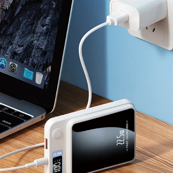 10000mAh Portable Charger Magnetic Wireless Power Bank - 10000mAh Portable Charger Magnetic Wireless Power Bank - Image 4 of 4