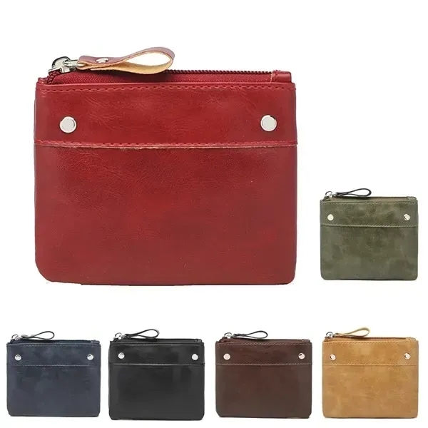 PU Coin Pouch With Zipper - PU Coin Pouch With Zipper - Image 0 of 3