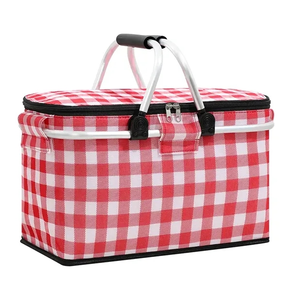 Outdoor Folding Insulated Refrigerated Picnic Basket - Outdoor Folding Insulated Refrigerated Picnic Basket - Image 3 of 3