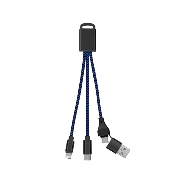 Custom 3-In-1 Braided Charging Buddy 2.0
