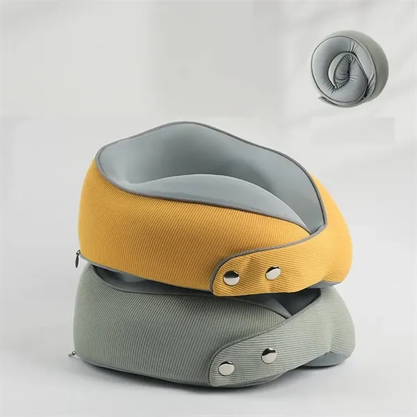 Magnetic Travel Memory Foam Neck Pillow - Magnetic Travel Memory Foam Neck Pillow - Image 1 of 3