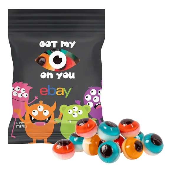 Clever Candy 2oz. Full Color DigiBag™ with 3D Gummy Eyeballs - Clever Candy 2oz. Full Color DigiBag™ with 3D Gummy Eyeballs - Image 0 of 1
