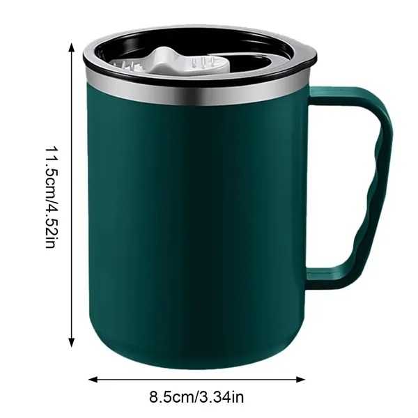 Double-Walled Stainless Steel Reusable Coffee Cup - Double-Walled Stainless Steel Reusable Coffee Cup - Image 1 of 3