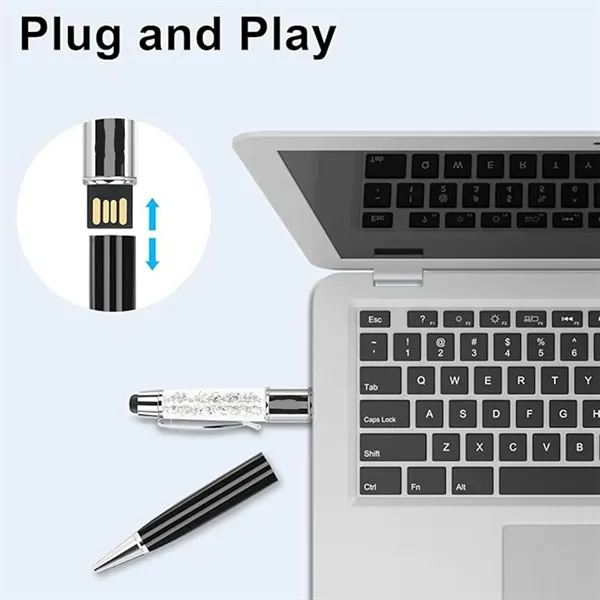 3-In-1 USB Drive Stylus Ballpoint Waterproof Pen - 3-In-1 USB Drive Stylus Ballpoint Waterproof Pen - Image 2 of 2