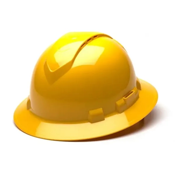 Pyramex Ridgeline Vented 4-Point Ratchet Full Brim Hard Hat - Pyramex Ridgeline Vented 4-Point Ratchet Full Brim Hard Hat - Image 7 of 10