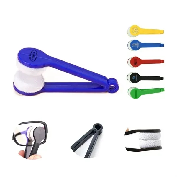 Eyeglass Brush Cleaning Clip - Eyeglass Brush Cleaning Clip - Image 0 of 5