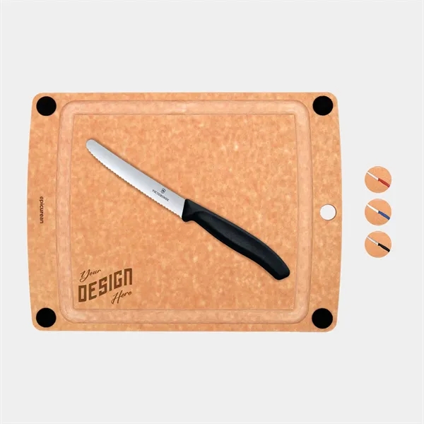 Swiss Army Victorinox® USA Medium Cutting Board & Knife Set - Swiss Army Victorinox® USA Medium Cutting Board & Knife Set - Image 0 of 5