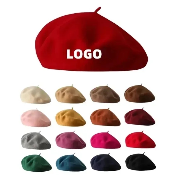 Wool Beret Hat - Wool Beret Hat - Image 0 of 4