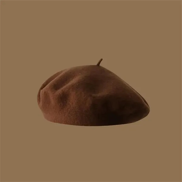 Wool Beret Hat - Wool Beret Hat - Image 3 of 4