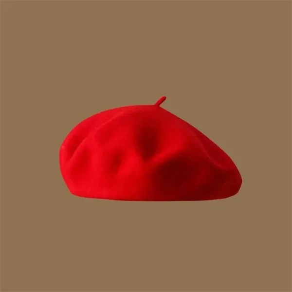 Wool Beret Hat - Wool Beret Hat - Image 4 of 4