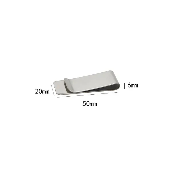 Stainless Steel Money Clip - Stainless Steel Money Clip - Image 1 of 2