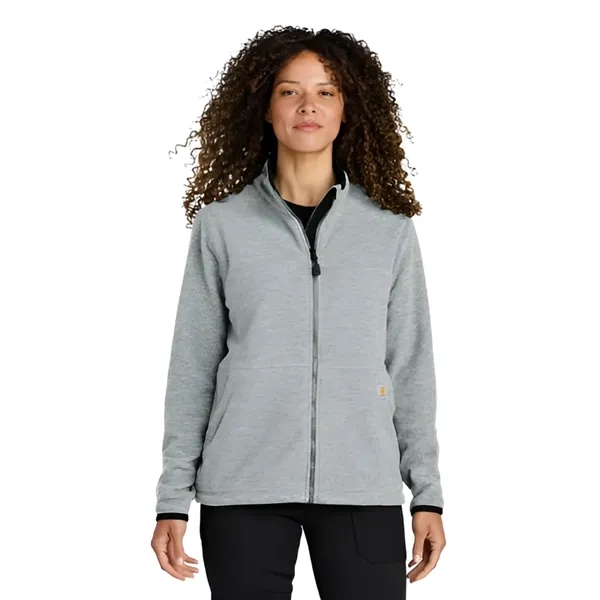 Carhartt® Women's Textured Full-Zip Fleece Jacket - Carhartt® Women's Textured Full-Zip Fleece Jacket - Image 1 of 5