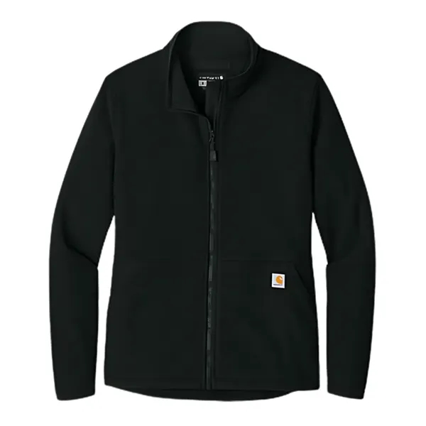 Carhartt® Women's Textured Full-Zip Fleece Jacket - Carhartt® Women's Textured Full-Zip Fleece Jacket - Image 3 of 5