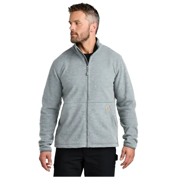 Carhartt® Textured Full-Zip Fleece Jacket - Carhartt® Textured Full-Zip Fleece Jacket - Image 1 of 5