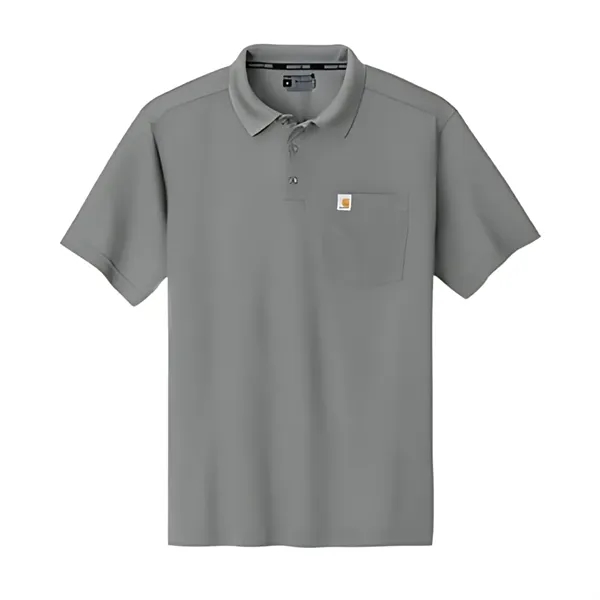 Carhartt Force® Snag-Resistant Pocket Polo - Carhartt Force® Snag-Resistant Pocket Polo - Image 3 of 7