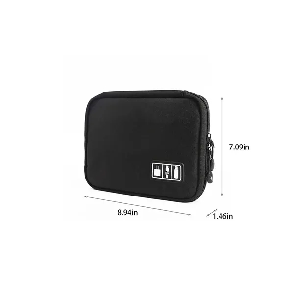 Electronic accessories portable travel cable organizer pouch - Electronic accessories portable travel cable organizer pouch - Image 1 of 4
