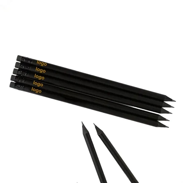 HB Black Pencils With Eresers - HB Black Pencils With Eresers - Image 0 of 1