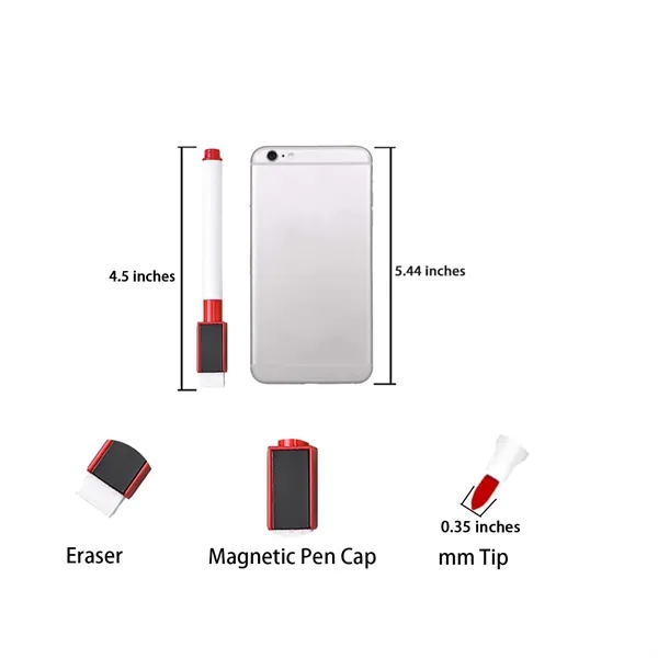 Magnetic Whiteboard Marker With Dry Erase - Magnetic Whiteboard Marker With Dry Erase - Image 1 of 2