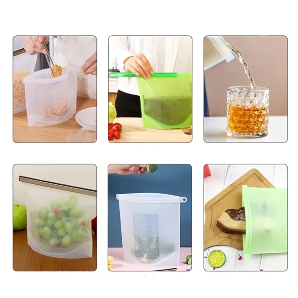 Reusable Silicone Food Storage Bag - Reusable Silicone Food Storage Bag - Image 2 of 2