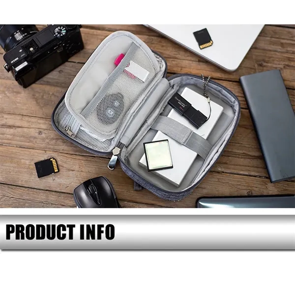 Mobile Accessories Storage Handbag Cable Earphone Organizer - Mobile Accessories Storage Handbag Cable Earphone Organizer - Image 2 of 4