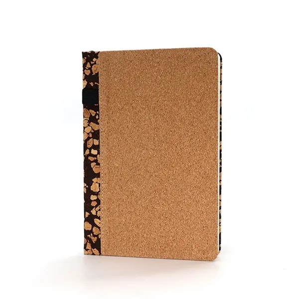 A5 Eco-friendly Coffee Cork Cover Notebook with Pen Slot - A5 Eco-friendly Coffee Cork Cover Notebook with Pen Slot - Image 4 of 10