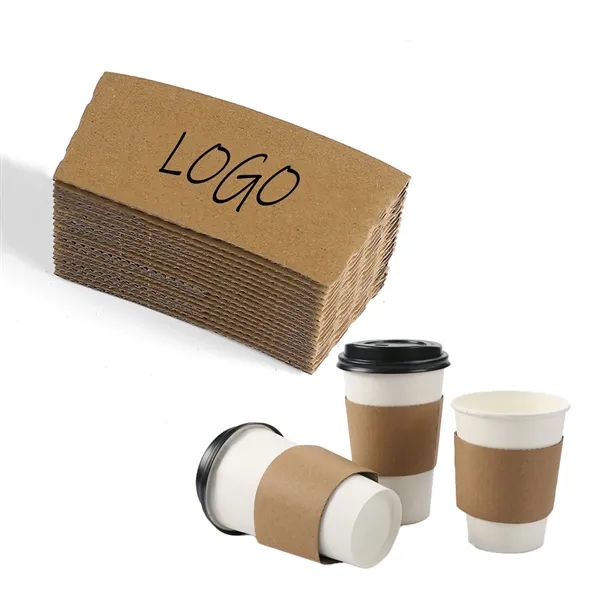 Kraft Coffee Cup Sleeve - Kraft Coffee Cup Sleeve - Image 2 of 2