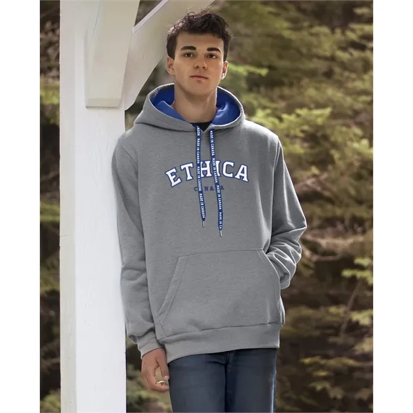 Unisex contrast hooded sweatshirt - Unisex contrast hooded sweatshirt - Image 0 of 5