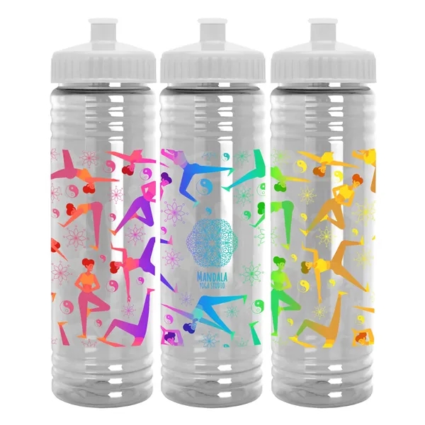 24 oz. Slim Fit Water Bottle with Push-Pull Lid - Digital - 24 oz. Slim Fit Water Bottle with Push-Pull Lid - Digital - Image 4 of 22