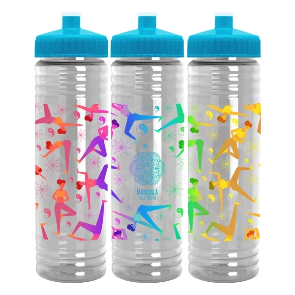 24 oz. Slim Fit Water Bottle with Push-Pull Lid - Digital - 24 oz. Slim Fit Water Bottle with Push-Pull Lid - Digital - Image 9 of 22