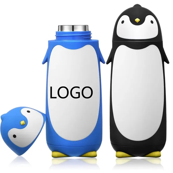10oz Penguin Vacuum Thermos Mug Bottle - 10oz Penguin Vacuum Thermos Mug Bottle - Image 0 of 3