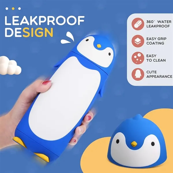 10oz Penguin Vacuum Thermos Mug Bottle - 10oz Penguin Vacuum Thermos Mug Bottle - Image 2 of 3