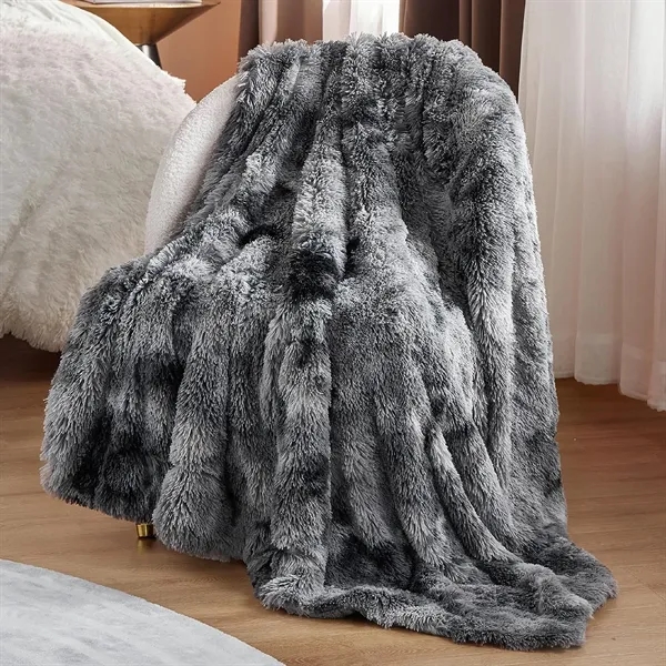 Sherpa Fleece Faux Fur Blanket 50"x60" - Sherpa Fleece Faux Fur Blanket 50"x60" - Image 1 of 5