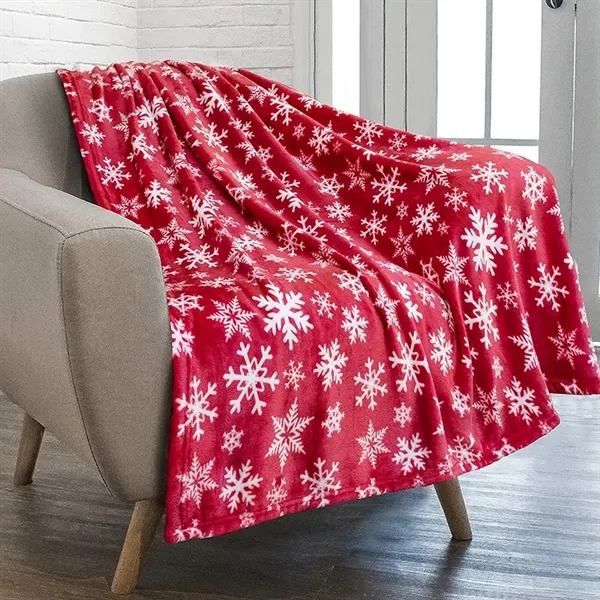 Premium Christmas Sherpa Throw Blanket 50"x60" - Premium Christmas Sherpa Throw Blanket 50"x60" - Image 5 of 5