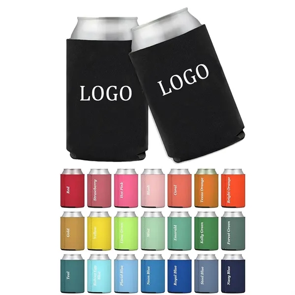 12 OZ Collapsible Foam Can Cooler - 12 OZ Collapsible Foam Can Cooler - Image 0 of 2
