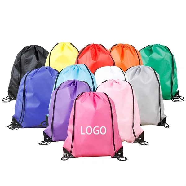 210D Polyester Drawstring Backpack - 210D Polyester Drawstring Backpack - Image 0 of 1