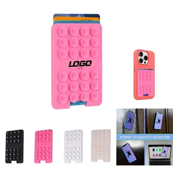 Suction Phone Card Holder - Suction Phone Card Holder - Image 0 of 1