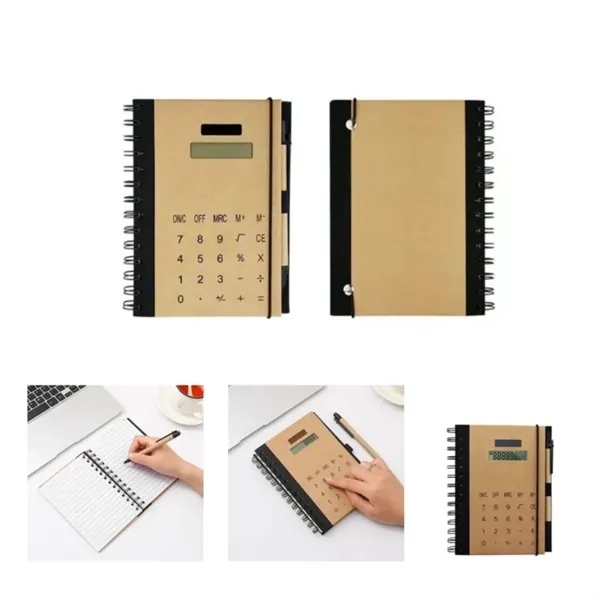 Spiral Notebook With Calculator - Spiral Notebook With Calculator - Image 1 of 1