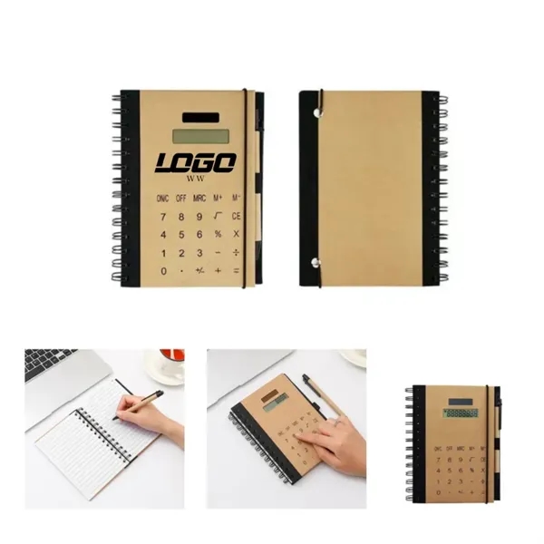 Spiral Notebook With Calculator - Spiral Notebook With Calculator - Image 0 of 1