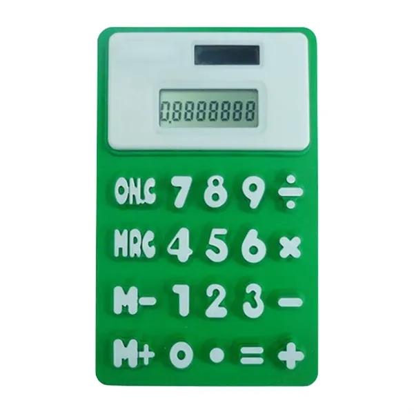 Silicone Folding Solar Calculator - Silicone Folding Solar Calculator - Image 1 of 1