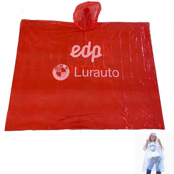 Disposable Rain Poncho - Disposable Rain Poncho - Image 1 of 3