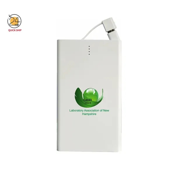 Slim Card Power Bank -2500 mAH w - Slim Card Power Bank -2500 mAH w - Image 0 of 4