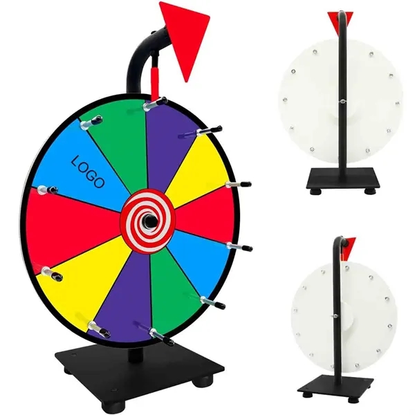 12 Inch Heavy Duty Spinning Prize Wheel - 12 Inch Heavy Duty Spinning Prize Wheel - Image 0 of 4