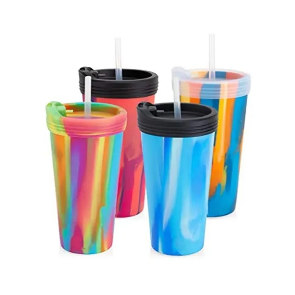 16oz Silicone Cups - Unbreakable & Reusable Drinkware - 16oz Silicone Cups - Unbreakable & Reusable Drinkware - Image 1 of 1