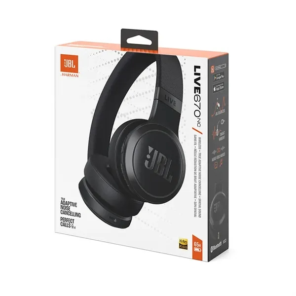 JBL Live 670NC Wireless On-Ear Headphones - JBL Live 670NC Wireless On-Ear Headphones - Image 3 of 4
