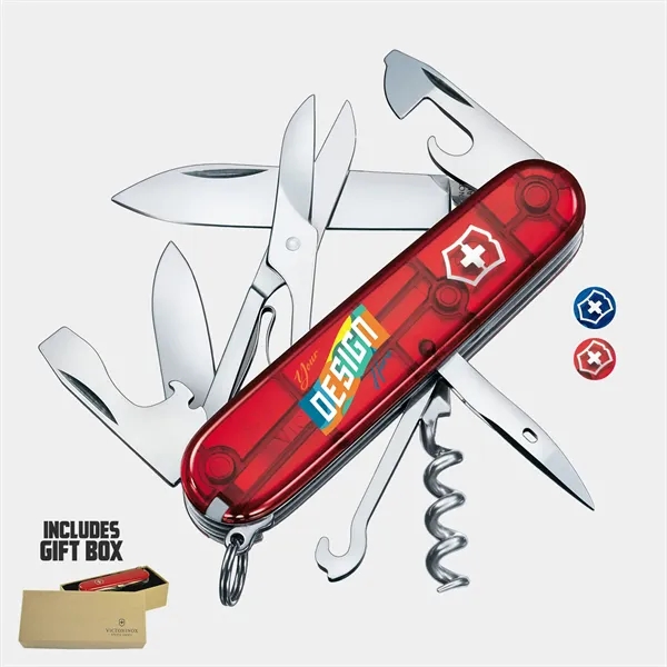 Swiss Army - Victorinox® Climber Translucent Pocket Knife - Swiss Army - Victorinox® Climber Translucent Pocket Knife - Image 0 of 3
