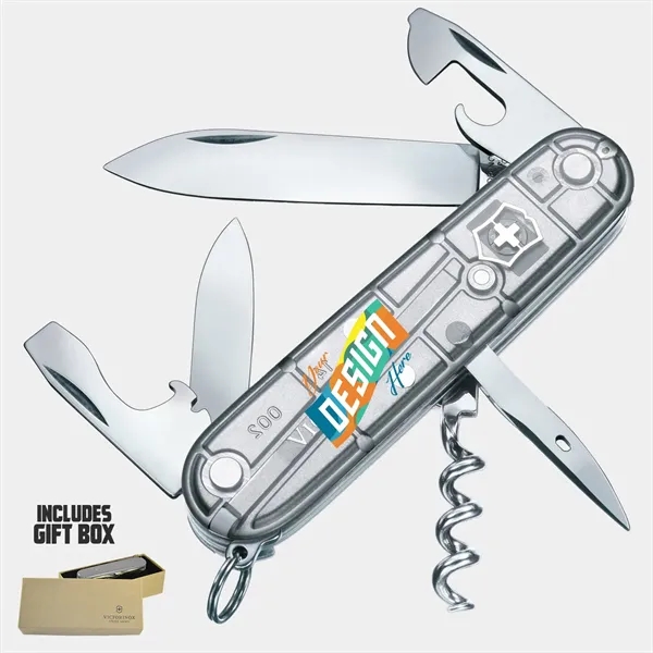 Swiss Army - Victorinox® Spartan Silver Tech Pocket Knife - Swiss Army - Victorinox® Spartan Silver Tech Pocket Knife - Image 0 of 2