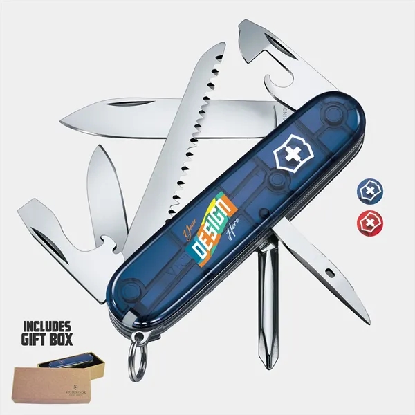 Swiss Army - Victorinox® Hiker Translucent Pocket Knife - Swiss Army - Victorinox® Hiker Translucent Pocket Knife - Image 0 of 3